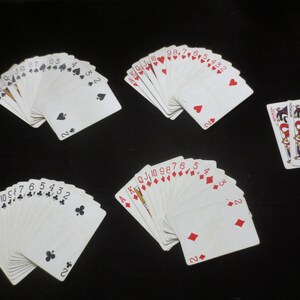 Vintage Walt Disney&#39;s Mickey Mouse Playing Card Deck Set Complete with Jokers.  **FREE Shipping**