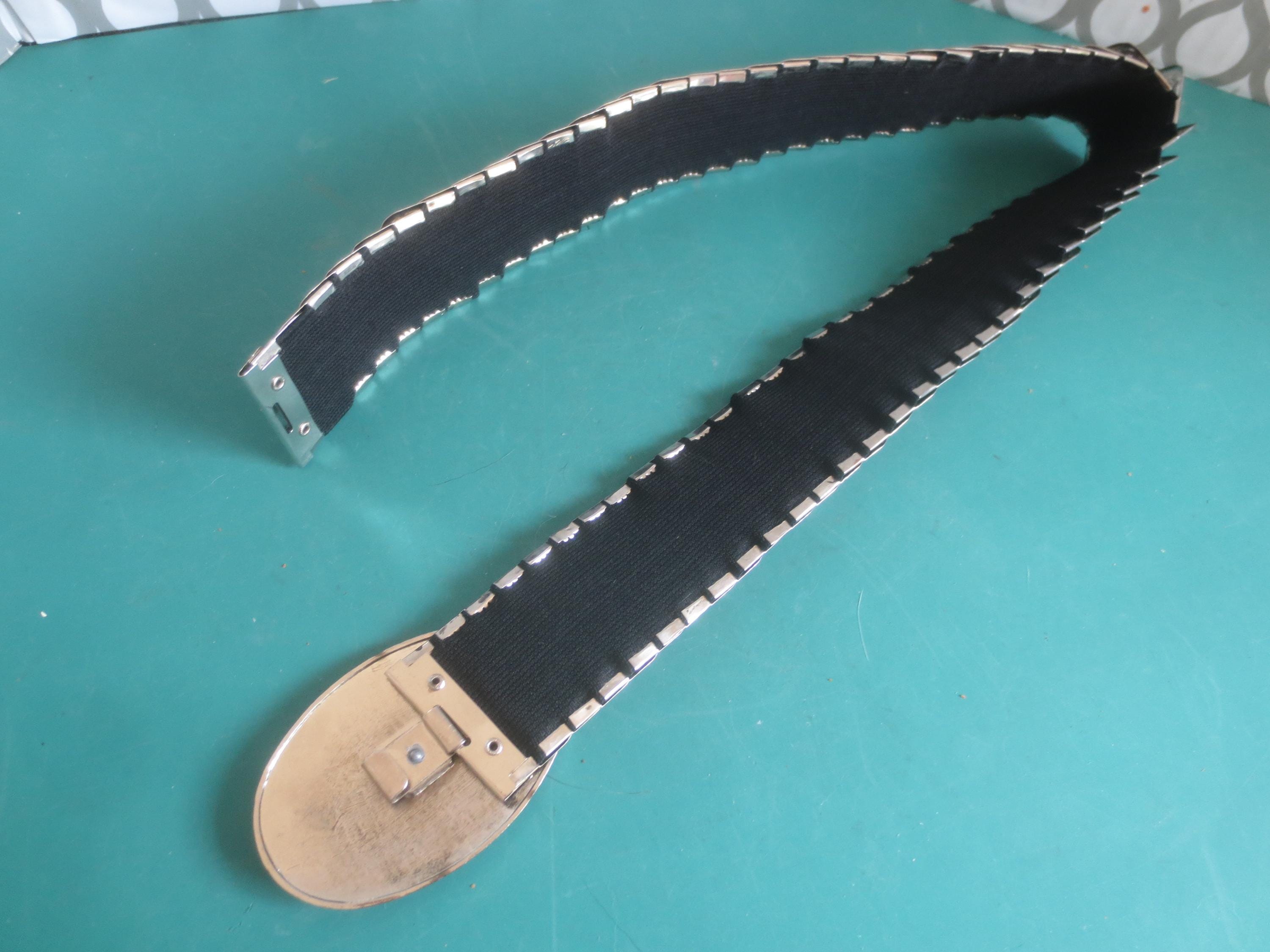 Vintage Metal Elastic Belt Floral Buckle Hippie Flexible Women main image 2