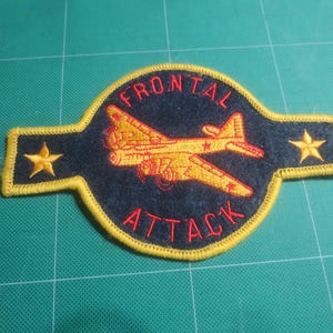Vintage Embroidered Military Themed Emblem Patch.  **FREE Shipping**