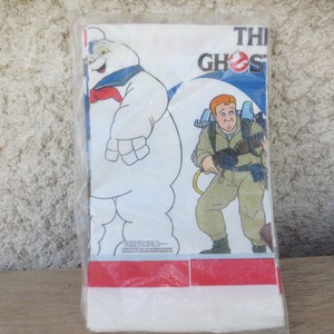 Brand New Dead Old Stock Sealed Unopened The Real Ghostbusters Cartoon TV Show 52" x 96" Table Cover Tablecloth.  **FREE Shipping**
