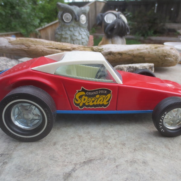 Vintage 1960's Nylint Grand Prix Special Pressed Metal Toy Race Car Made in the USA.   **FREE Shipping**