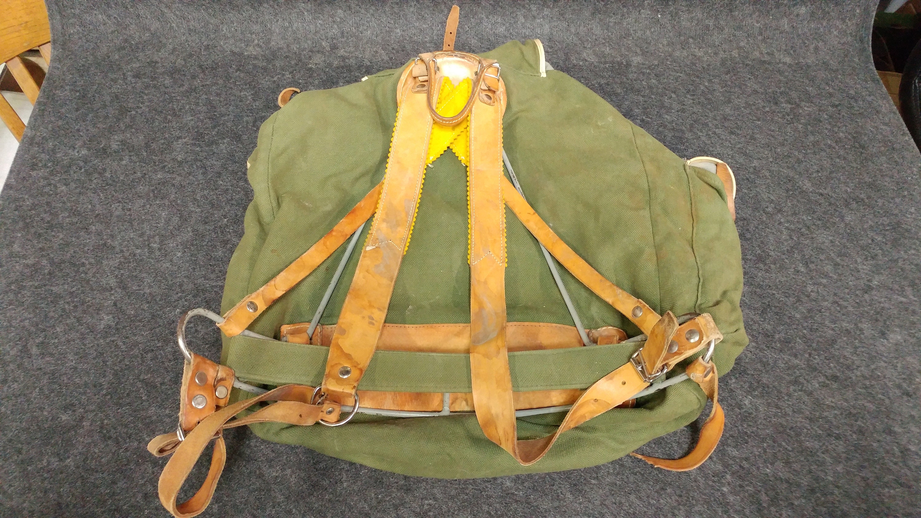 【ビンテージ】US ARMY　BAG VALUABLE　貴重品袋 ビンテージ】【U.S.ARMY】【HBT】【巾着バッグ】【ポーチ】 千葉