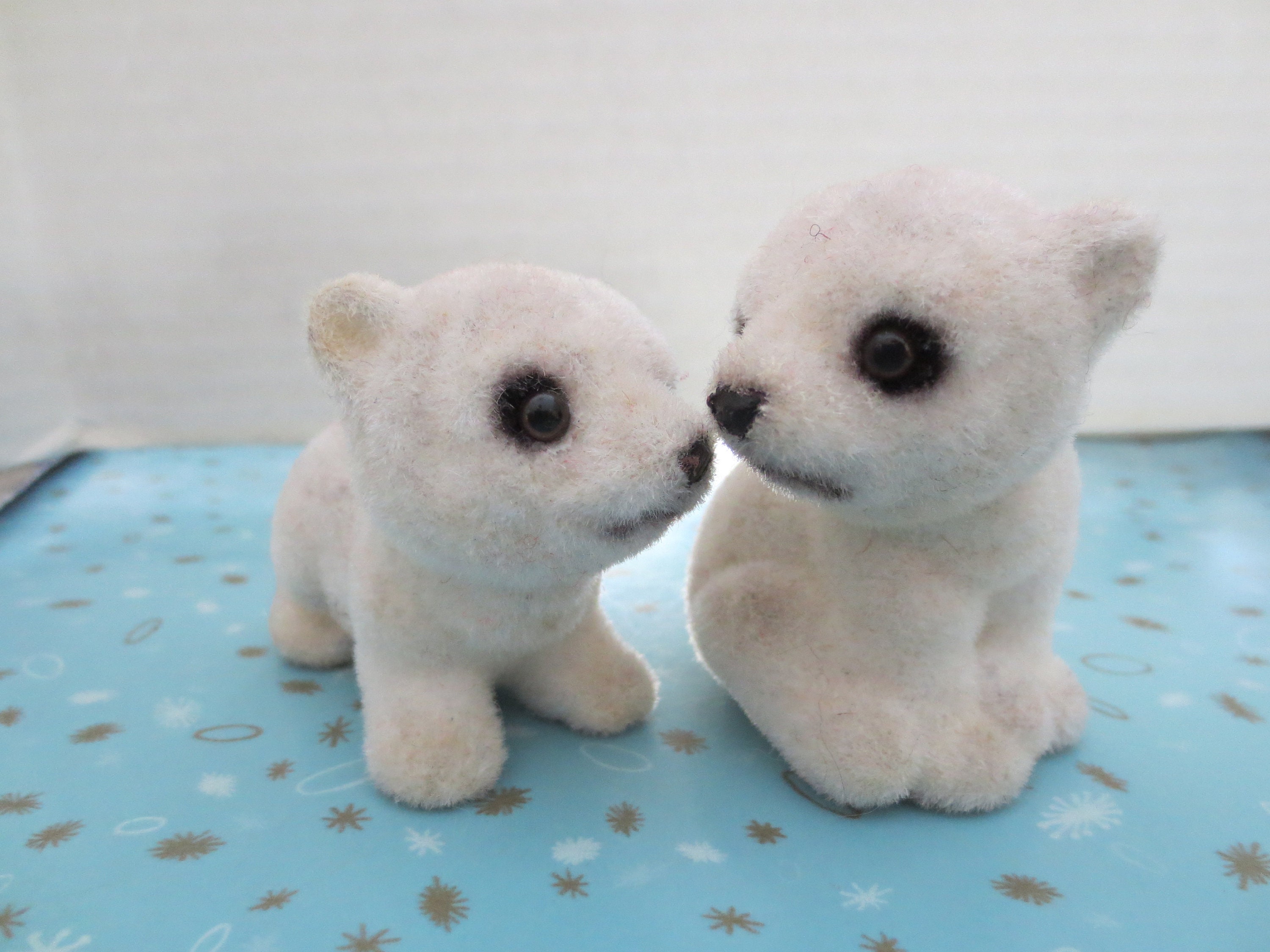 90年代 アメリカ購入 シロクマぬいぐるみ Top Toys Dots Bear くま ビンテージ ぬいぐるみ テディベア