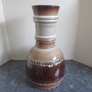 Vintage Mid Century Modern West German Steuler Lava Dripped Glazed Vase Designed by Cari Zalloni (1937-2012).  **FREE Shipping**