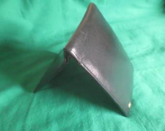 Vintage Genuine Authentic Cartier Paris Fine Smooth Leather Black Men's Wallet.