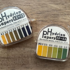 Vintage PHydrion Paper Dispenser Set / Science Lab Supply / Medical Mad Scientist