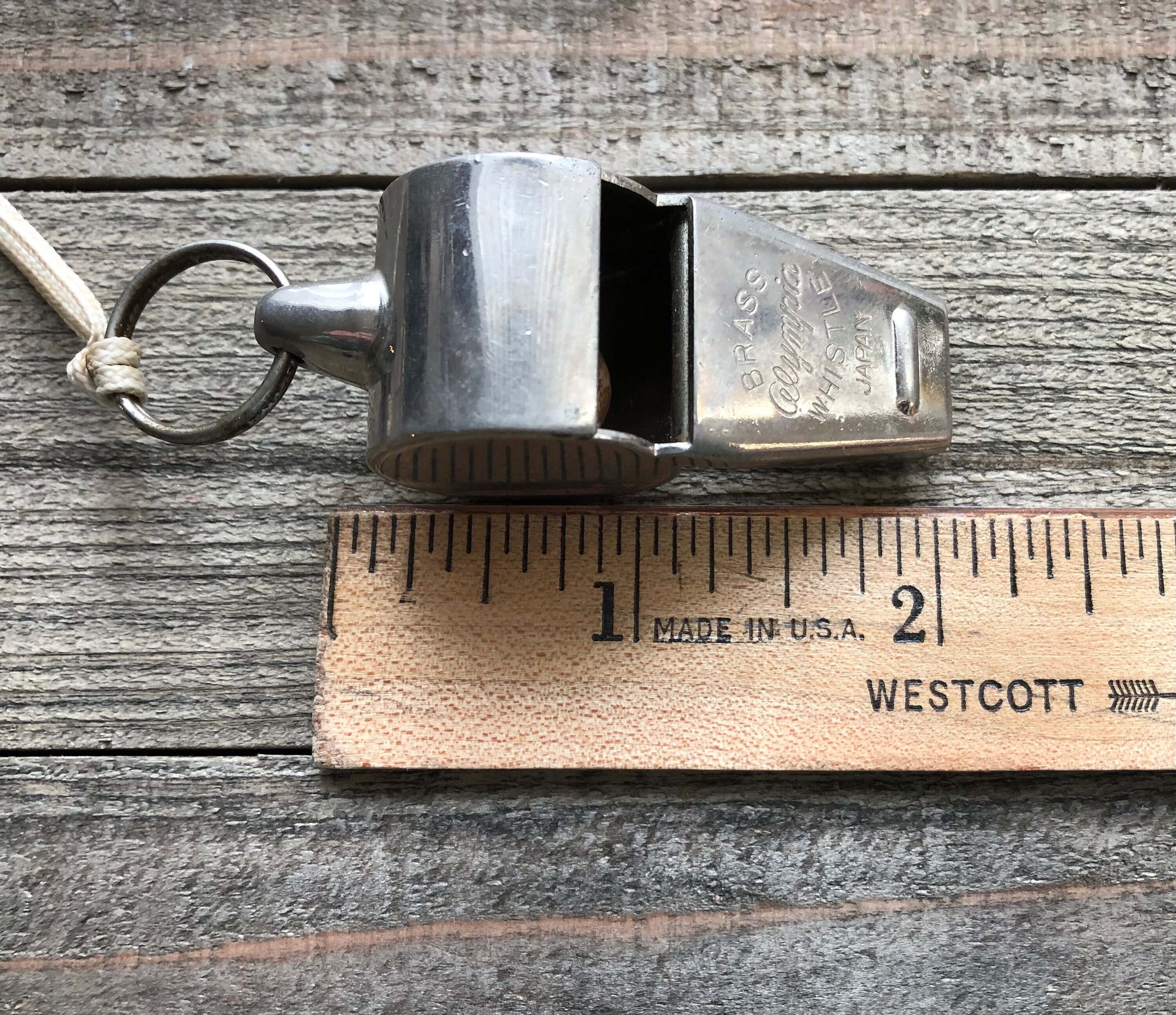 Vintage Olympia Brass Whistle / Coach Whistle / Marching Band Etsy