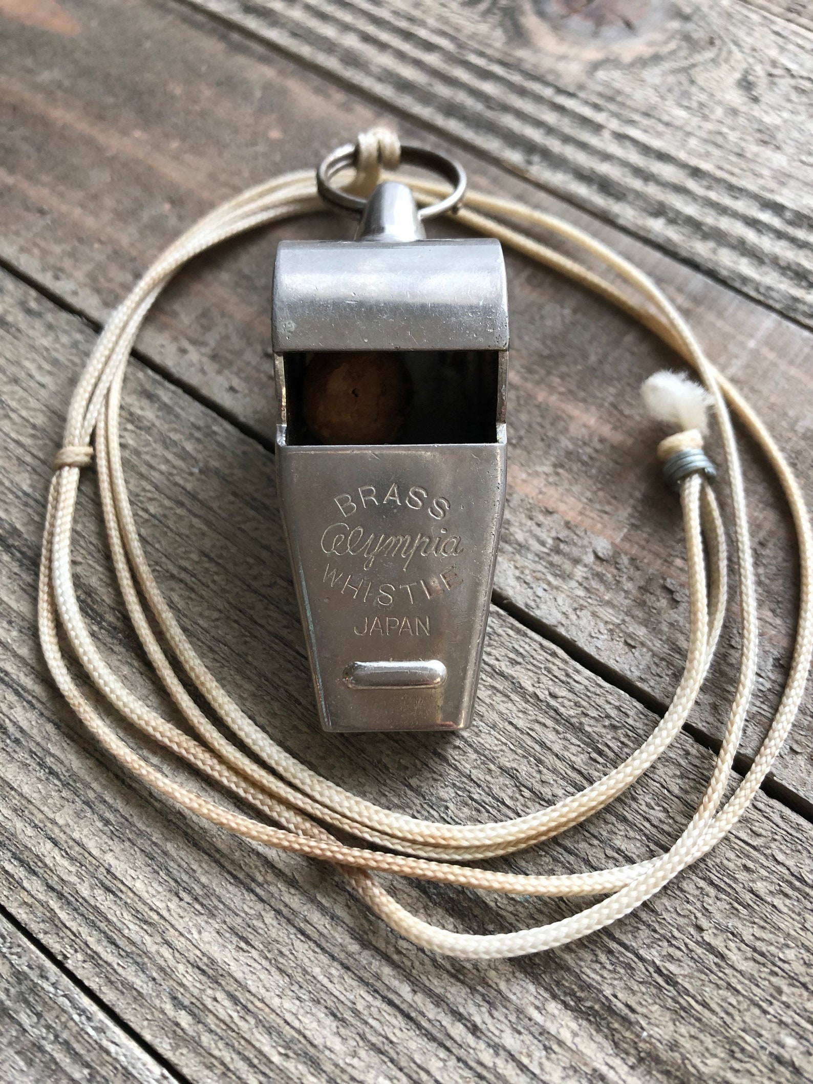 Vintage Olympia Brass Whistle / Coach Whistle / Marching Band Etsy