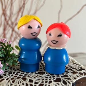 Vintage Fisher Price Little People Set / 1970’s Fisher Price Big Sister