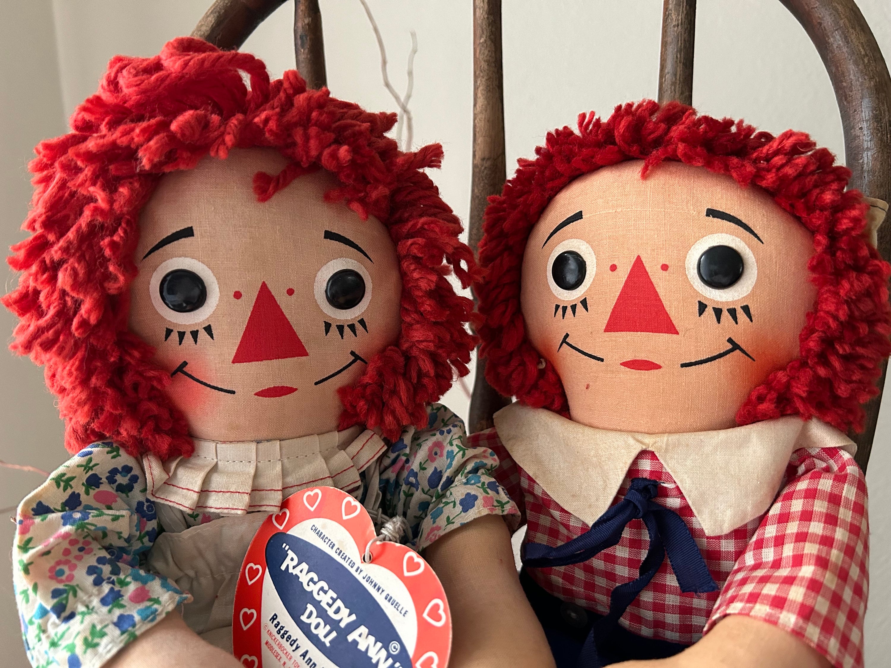 Knickerbocker Raggedy Ann and Andy - Etsy Knickerbocker Raggedy Ann and Andy - Etsy
