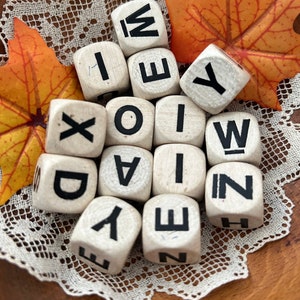 Vintage 1970’s Boggle Game Replacement Pieces / Vintage Parker Brothers / Baby Boomer Game / Craft Repurpose