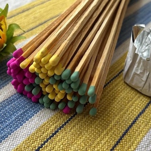 Vintage Fireplace Safety Matches / Match Box / Vintage Wood Matches / Vintage Camping