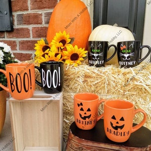 Pumpkin Mug, Halloween Mug, Pumpkin Coffee Mug, Personalized Mug, Halloween Gift, Boo Mug, Halloween Coffee Mug, Pumpkin Spice, Apple Cider