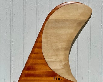 Wood Surfboard Fin - "The Point 2.0”
