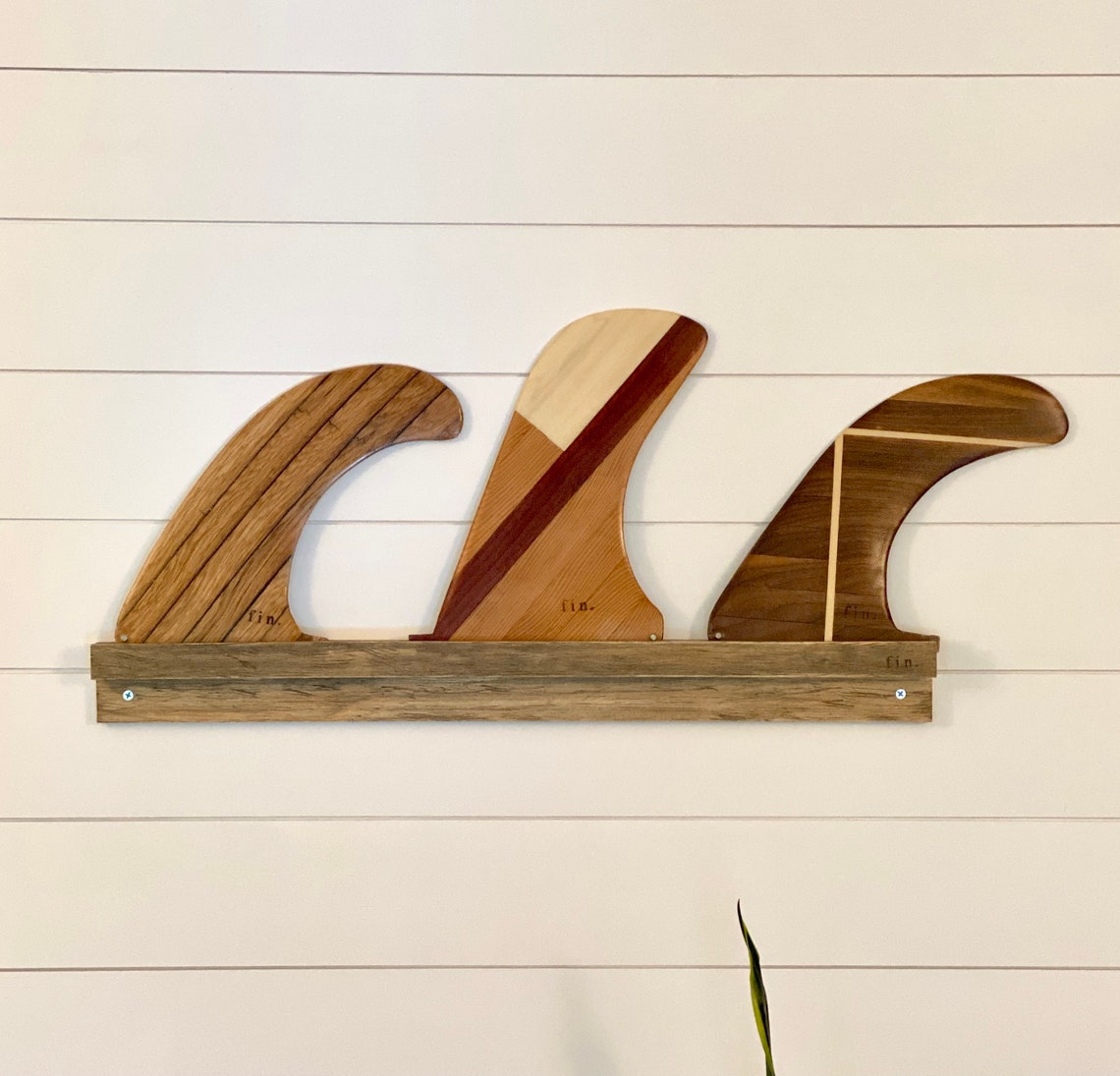 Surfboard Fin Display Stand 3 Fin Wall Mount Etsy