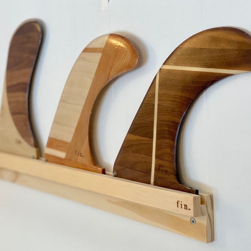 Surfboard Fin Display Stand 4 Fin Wall Mount Etsy
