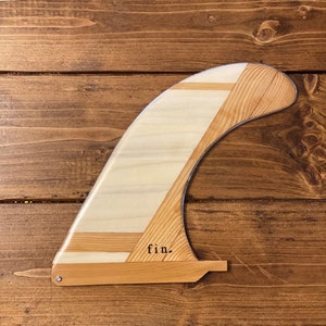 Wood Surfboard Fin- &quot;Hipster&quot;