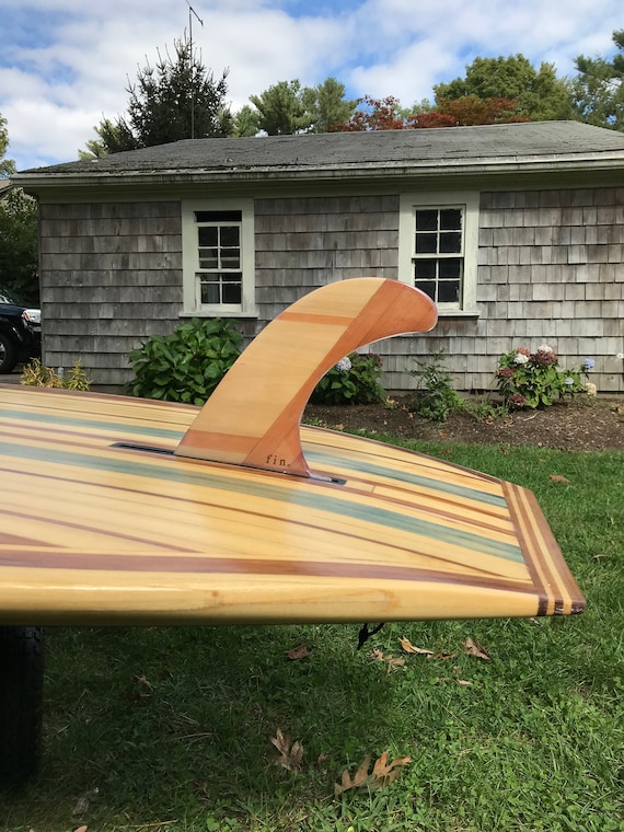 Wood Surfboard Fin- 
