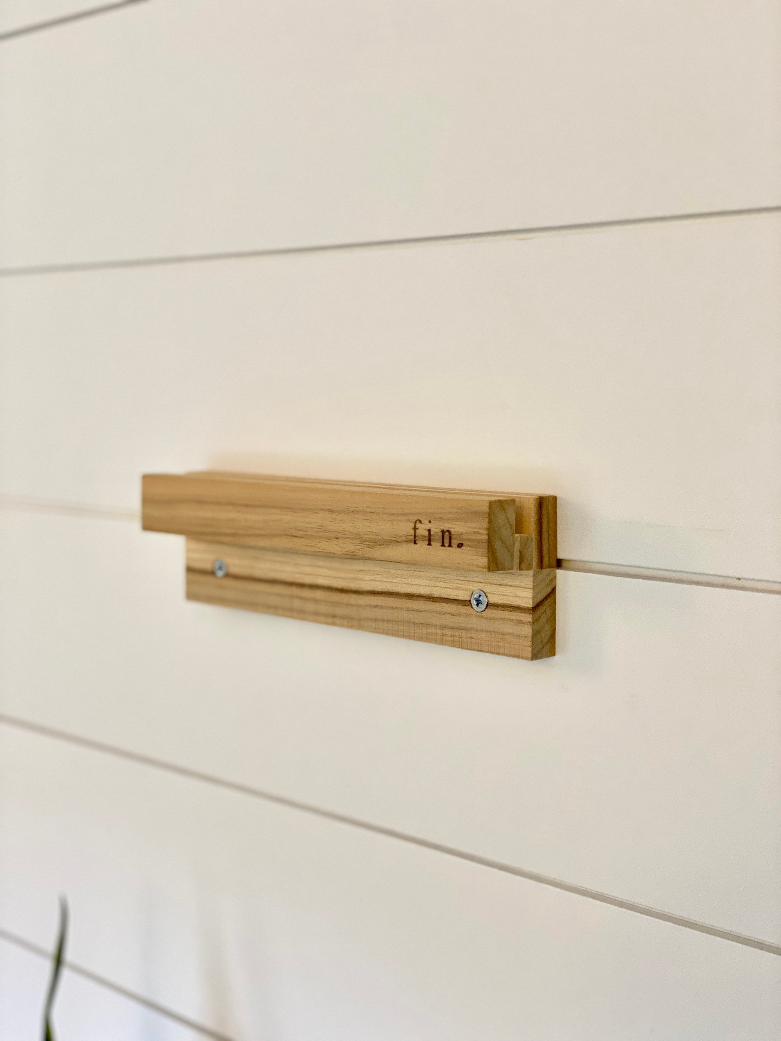 Teak Surfboard Fin Display Rack for Single Fin - Wall Mounted - Etsy