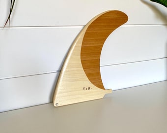 Wood Surfboard Fin - "The Point"