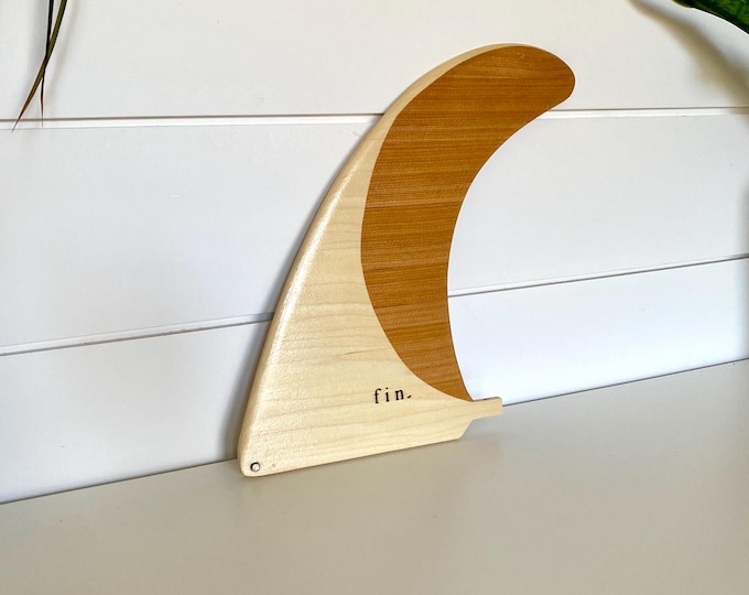 Featured listing image: Wood Surfboard Fin - "The Point"