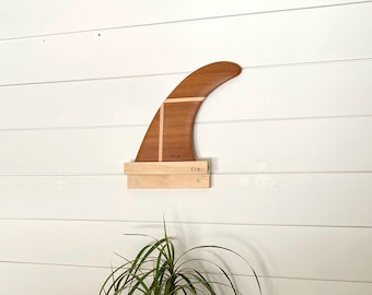Surfboard Fin Display Rack For One Fin-Wall Mount Version