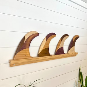 Wood Surfboard Fins - 