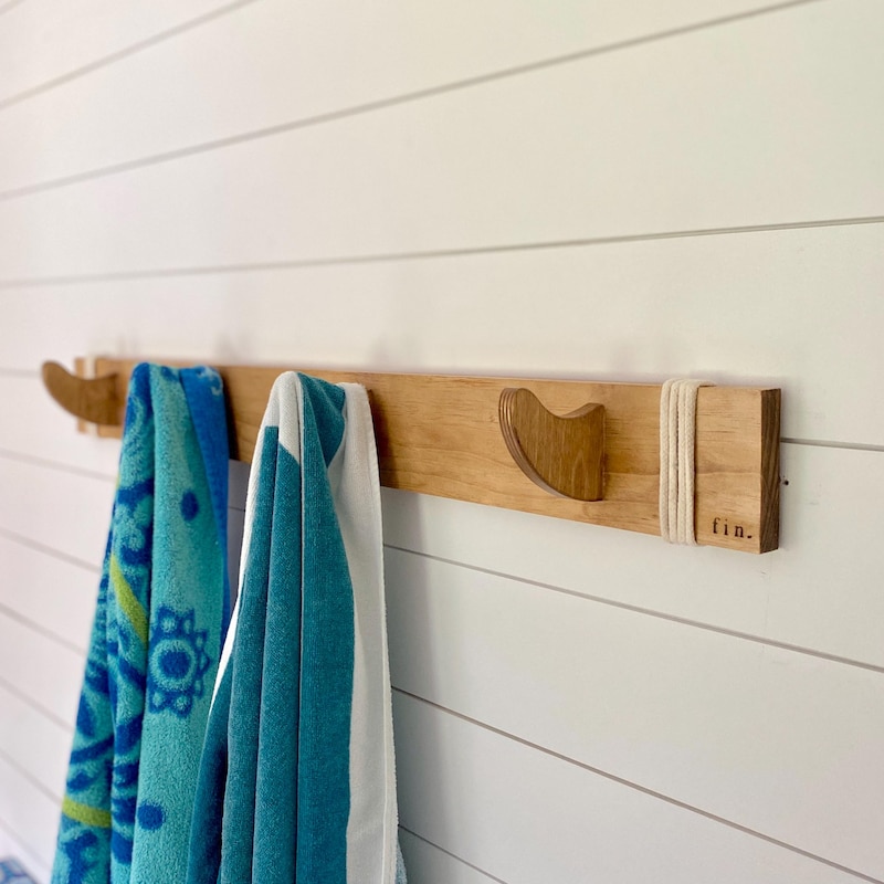 Coastal Towel Rack - Etsy