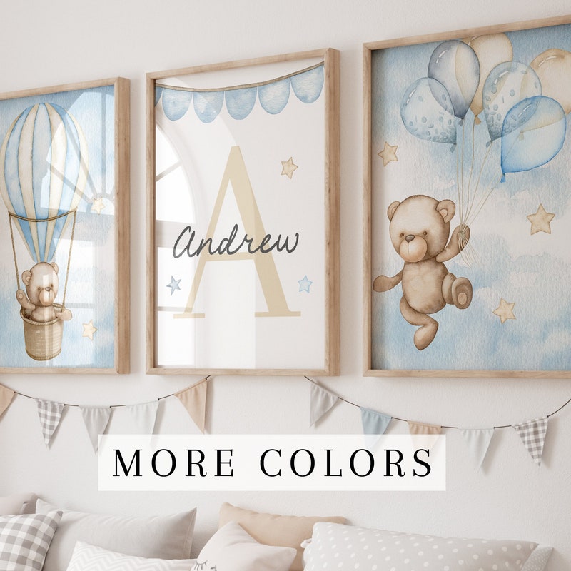 Baby Boy Nursery Wall Decor - Etsy