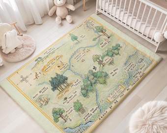 Vintage Pooh Nursery Rug Classic Winnie Pooh Nursery Rug Pooh Kids