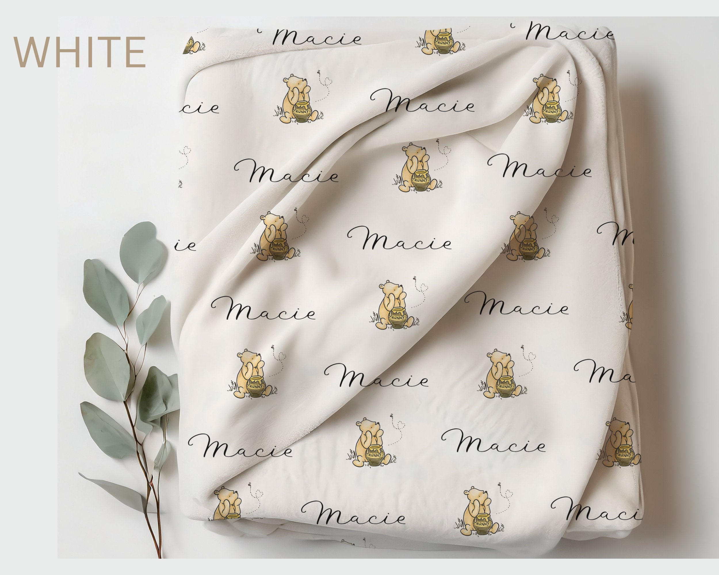 Personalized Name Baby Swaddle, Custom Name Baby Hat, Nursery Decor, Neutral Baby Blanket, Gift for Kids/Baby