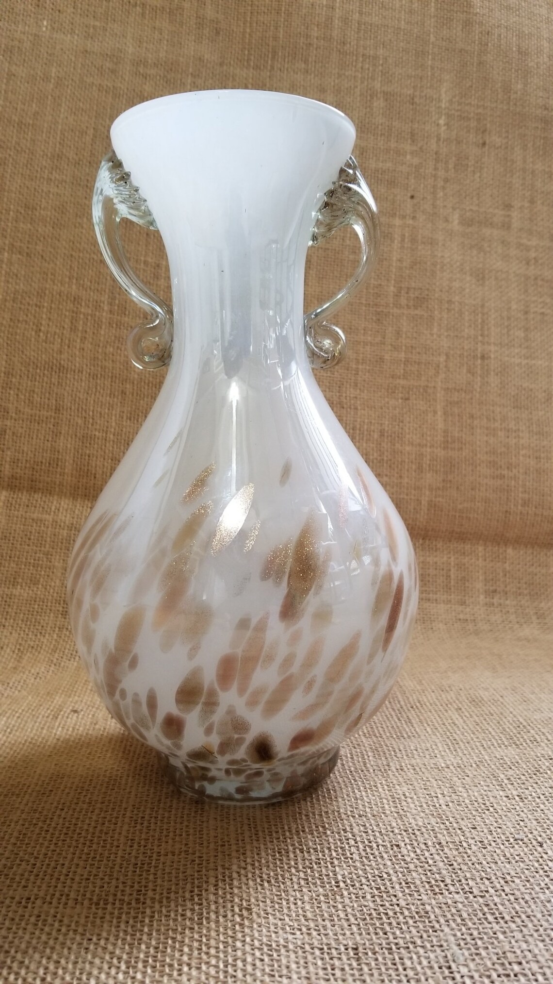 Jarrón de cristal estilo Murano Etsy