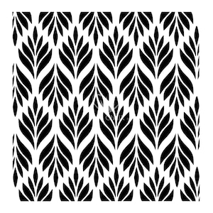 Posh Chalk Stencil Evergreen 50x50cm