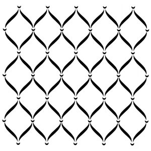 Posh Chalk Stencil Posh Trellis 80x80cm