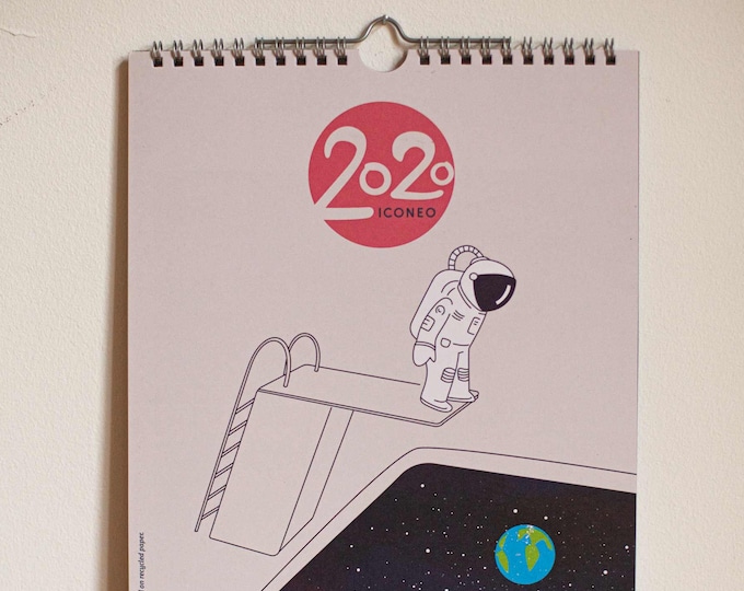 ICONEO Calendar 2020 with 13 creative illustrations / limited edition (250 pieces) / A4 