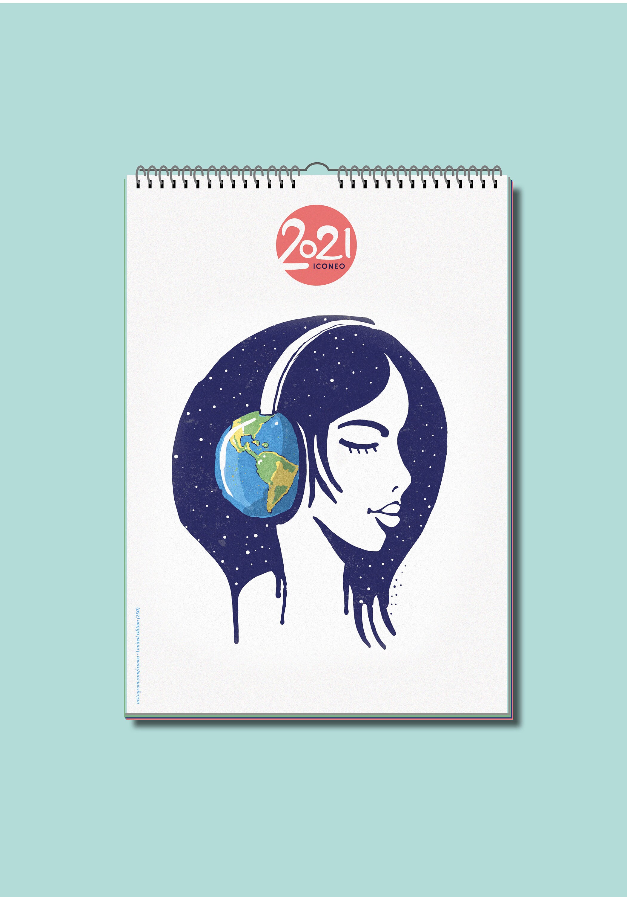 ICONEO Calendar 2021 with 13 creative illustrations / limited edition…