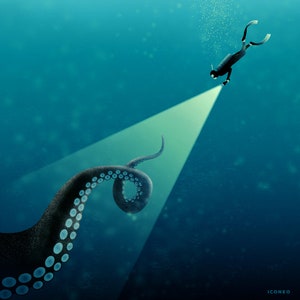Poster: The explorer / BY ICONEO / Fine Art Print / poster, card