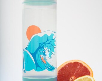 UNDA x ICONEO nachhaltige Trinkflasche - Save the Oceans Limited Edition / Made in Switzerland