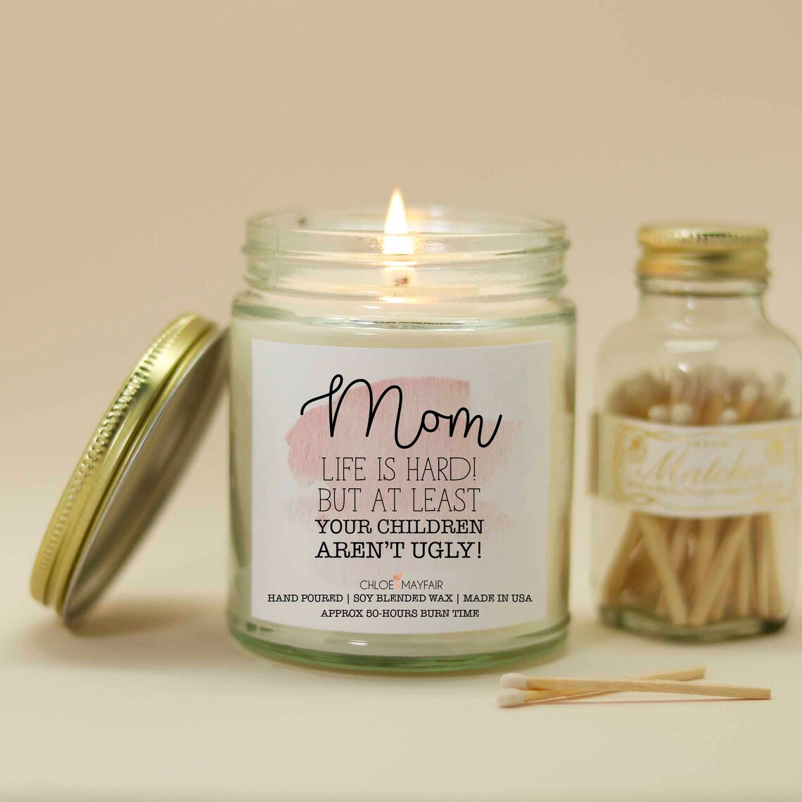 Funny Mom Candle Mother Candles Mom Candle Mom Birthday Etsy