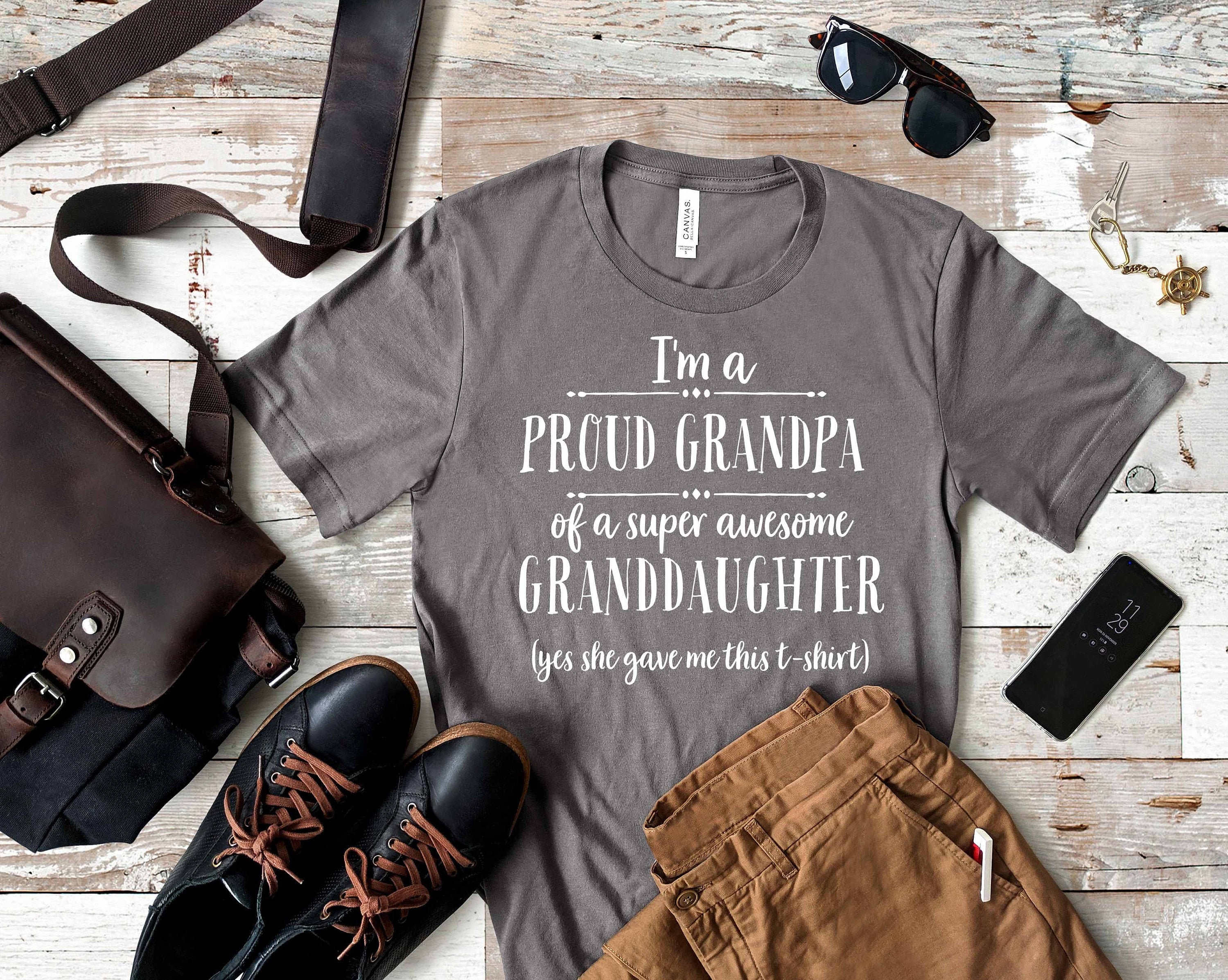I'm a Proud Grandpa TShirts Funny Grandpa Gift Etsy