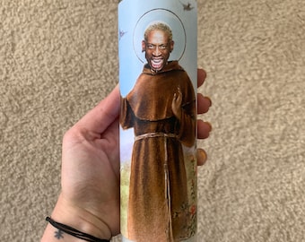 Dennis Rodman Vela de oración divertida, vela de oración de broma, vela deportiva