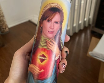 Catherine Tate Prayer Candle, Donna Noble prayer Candle, Funny Religious Candle, Nelly Bertram