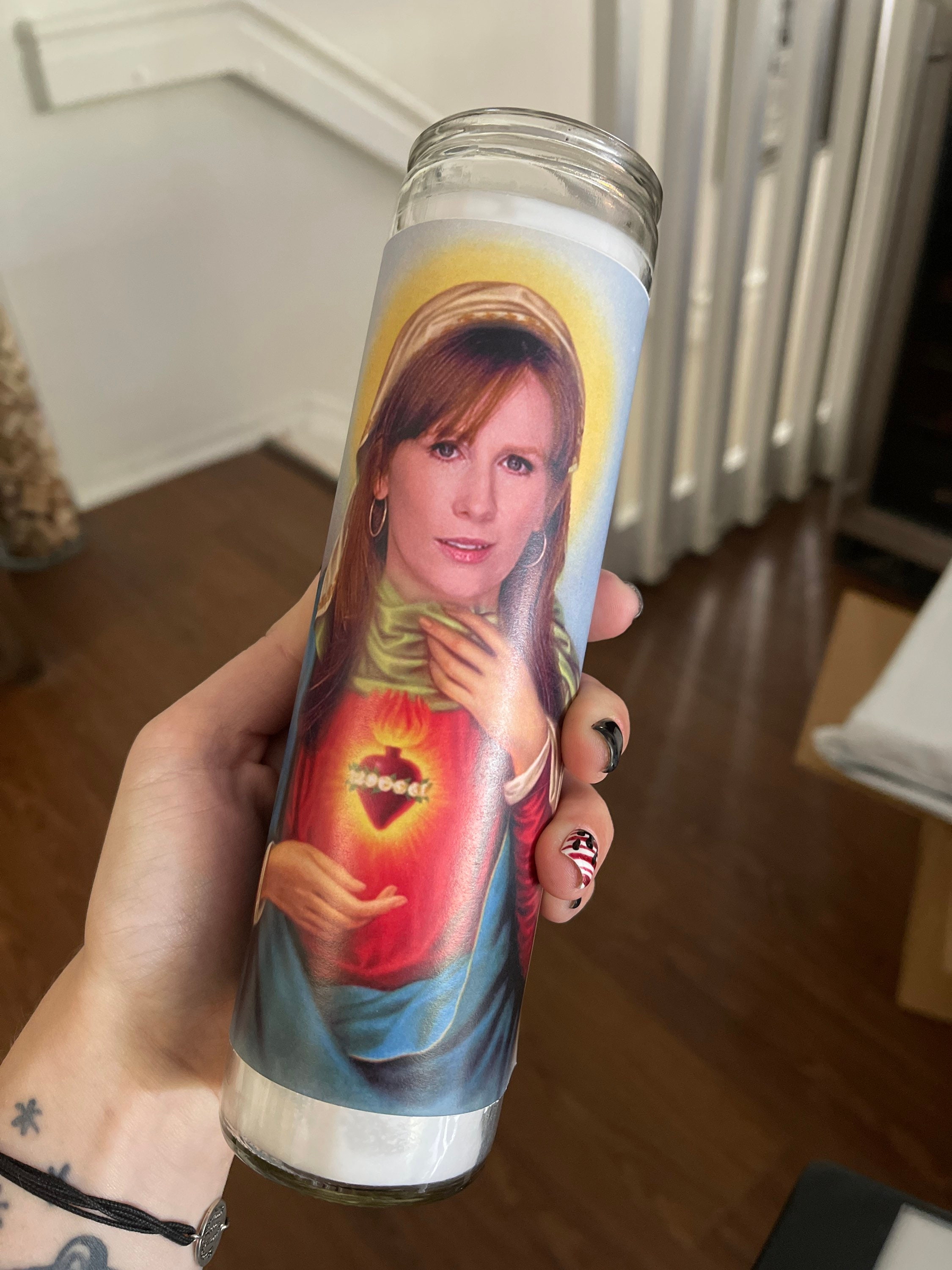 Catherine Tate Prayer Candle, Donna Noble Prayer Candle, Funny Religious  Candle, Nelly Bertram - Etsy Israel, image size:2250x3000