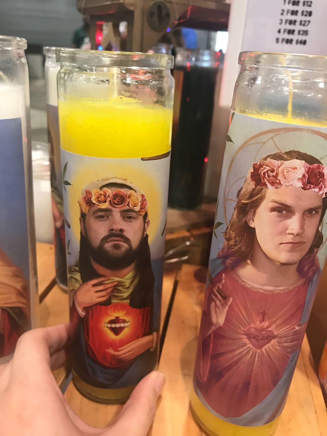 Jay and Silent Bob prayer candles funny prayer candles joke Etsy