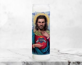 Gale Funny Prayer Candle, Baldurs Gate prayer Candle, D&D Funny Religious Candle