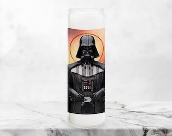 Darth Vader Funny Prayer Candle, Star Wars prayer Candle, Funny Religious Candle