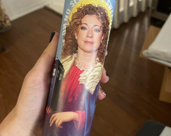 River Song Prayer Candle, Melody Pond prayer Candle, Funny Religious Candle