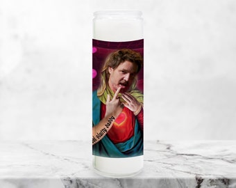 Cool, Slutty Daddy Funny Prayer Candle, Pedro Pascal prayer Candle, Funny Religious Candle