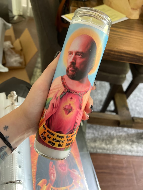 Toby Ziegler Funny Prayer Candle, White Elephant prayer Candle, Funny Religious Candle