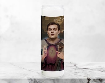 Freddy Carter Funny Prayer Candle, Kaz prayer Candle, Funny Religious Candle